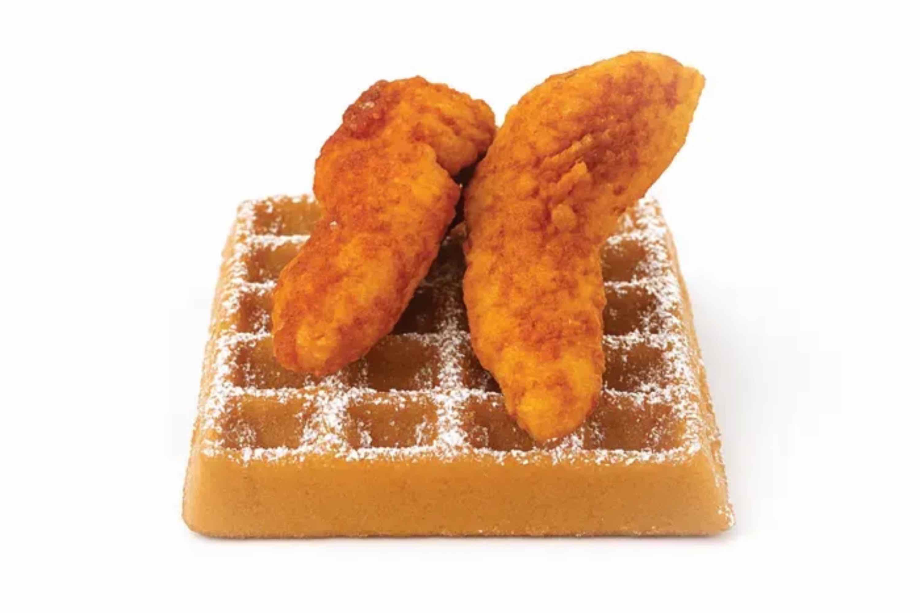 Nashville hot chicken and waffles